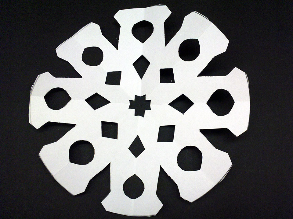 Paper Snowflake Cutouts